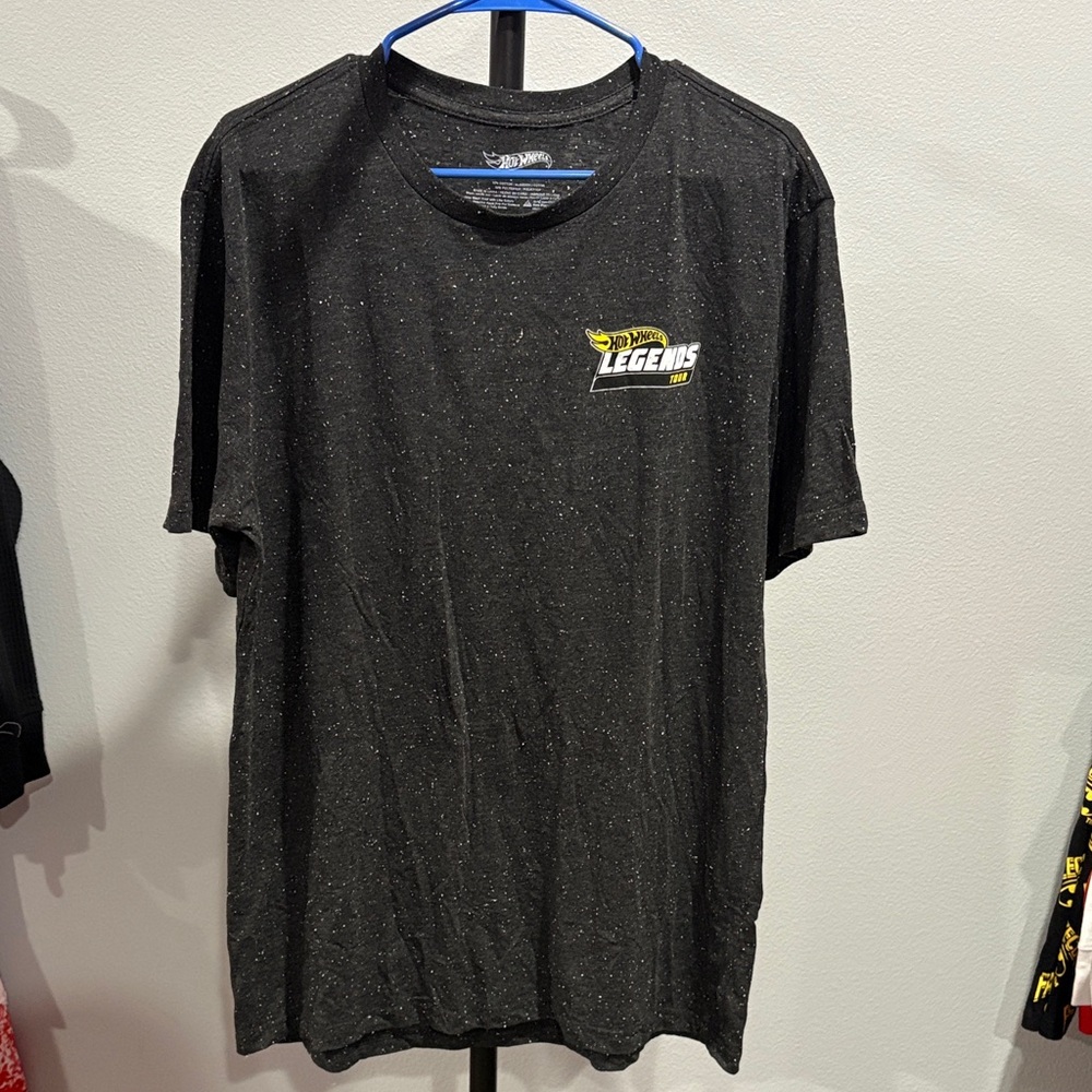 Mattel Black Speckled Graphic Tee